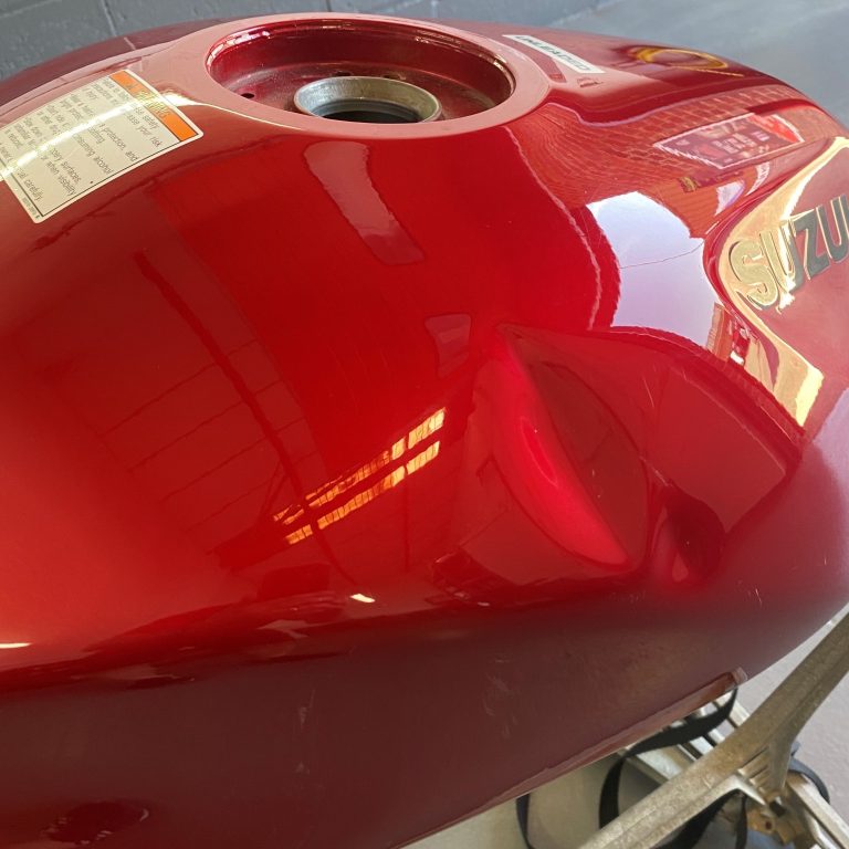 Bike Tank Paintless Dent Removal DentFinish